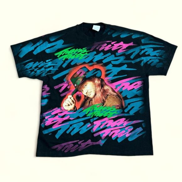 Vintage Travis Tritt AOP (All Over Print) size XL